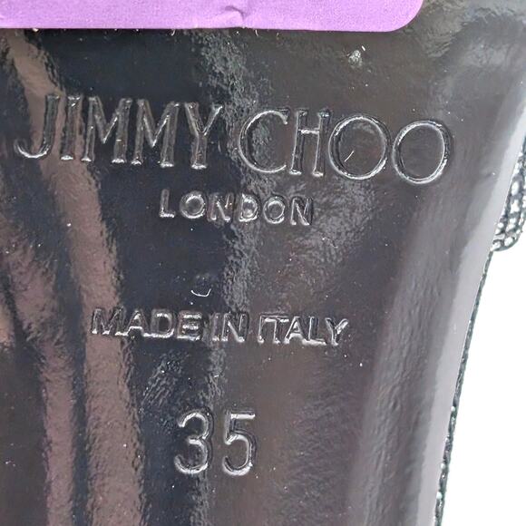 Jimmy Choo Anise Strappy Stiletto Heel Sandal Women's Cosmo Size US5 EU35 - Picture 9 of 11